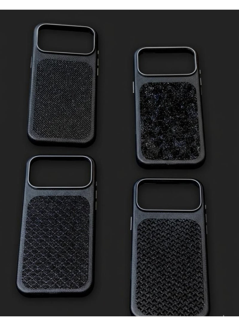 أكاليكس جراب جلدي لامع من DDU لهاتف iPhone 17 Pro Max - غطاء أنيق فاخر بلمعان معدني، حماية متينة وملمس ناعم - Image 2